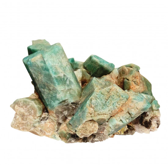 amazonite and smokyquartz