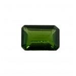 Diopside chrome emerald cut 0.50 Ct