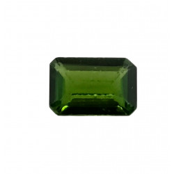 Diopside chrome emerald cut 0.50 Ct