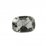 Quartz tourmaline cushion 0.75 Ct