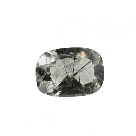 tourmalinated Quartz cushion 0.75 Ct