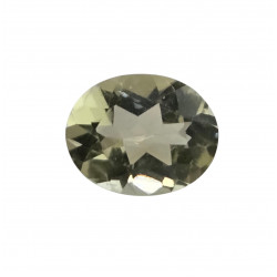 yellow labradorite oval 1.40 Ct
