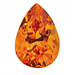 spessartite garnet pear 0.35 Ct