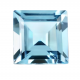 blue topaz square 1 Ct