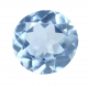 blue topaz round 1 Ct
