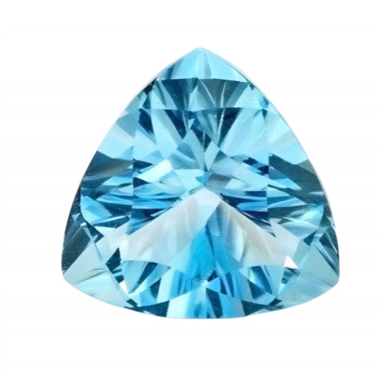 blue topaz trillion 1 Ct