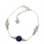 bracelet lapis lazuli argent B-40-01