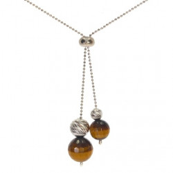 Sterling Silver Tiger's Eye Necklace
