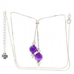 Sterling Silver Amethyst Necklace
