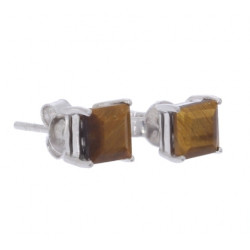 Sterling Silver Tiger's Eye Earrings EF-18