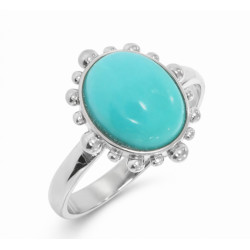 Ring 30-36 Turquoise Sterling Silver
