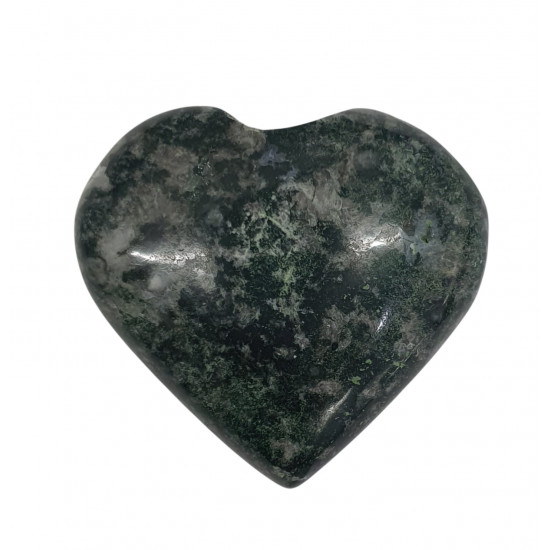 Moss Agate Heart 
