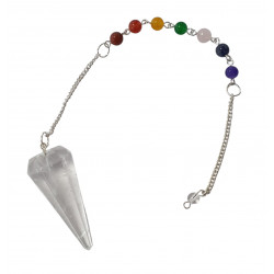 pendulum quartz 7 chakras 