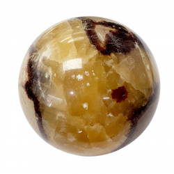 yellow septarian sphere