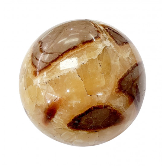 yellow septarian sphere