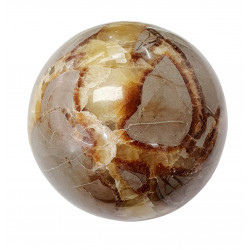 yellow septarian sphere