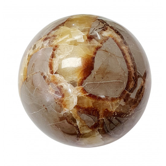 yellow septarian sphere