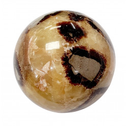 yellow septarian sphere
