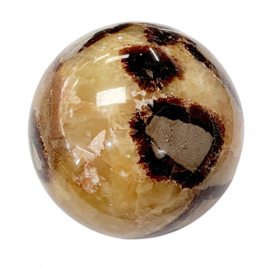 yellow septarian sphere