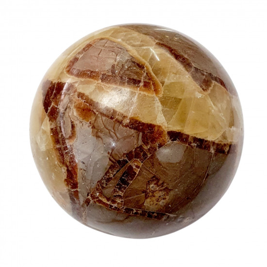 yellow septarian sphere
