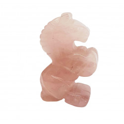 horse rose quartz