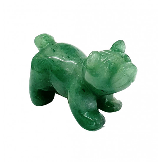 dog green aventurine