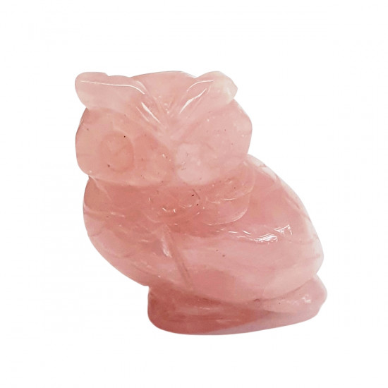 Owl rose quartz