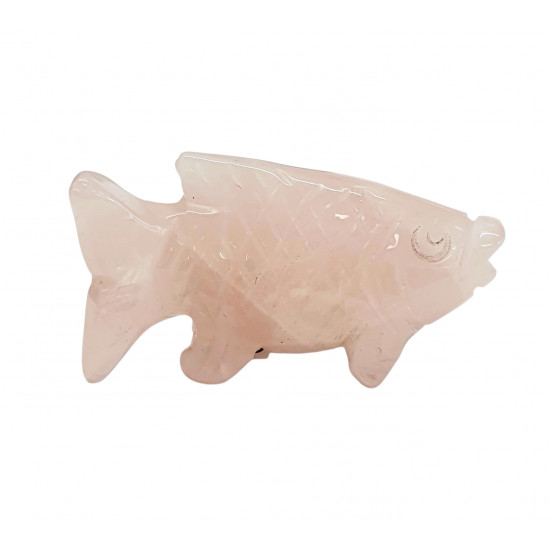 fish rose quartz