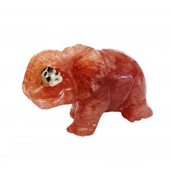 Elephant strawberry Quartz