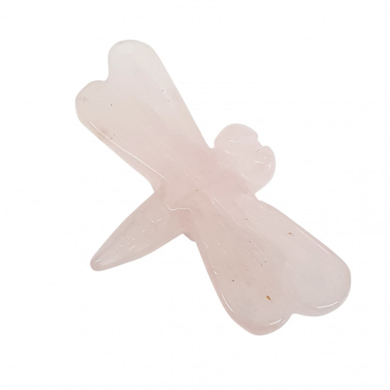 dragonfly rose quartz