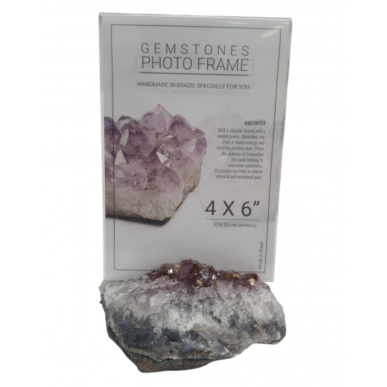 photo frame amethyst 4x6