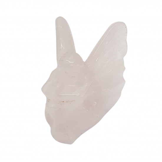 ange en quartz rose 