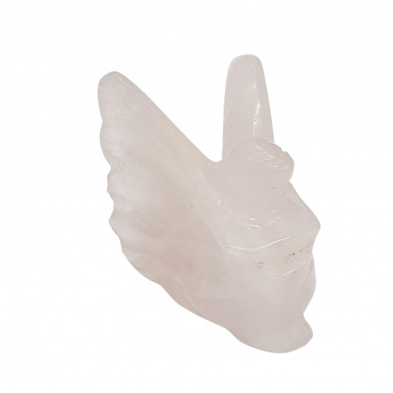 ange en quartz rose 