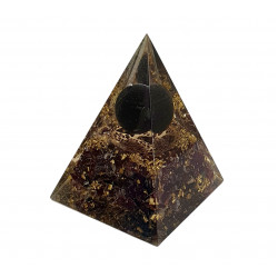 orgonite garnet tree of life pyramid