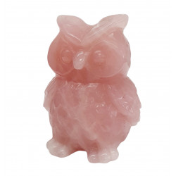 Owl rose quartz