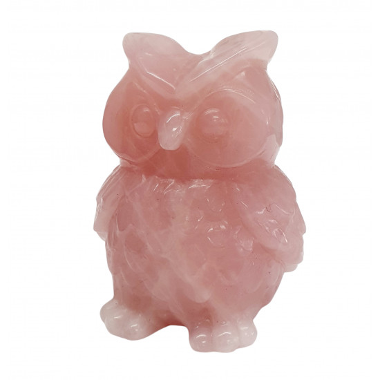 Owl rose quartz