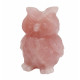 Owl rose quartz