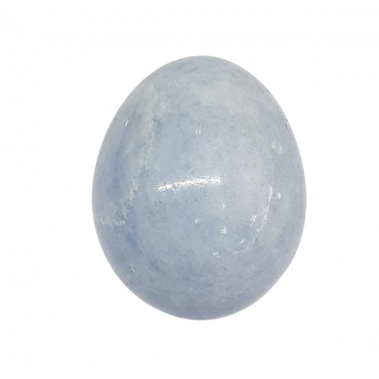 Blue calcite egg