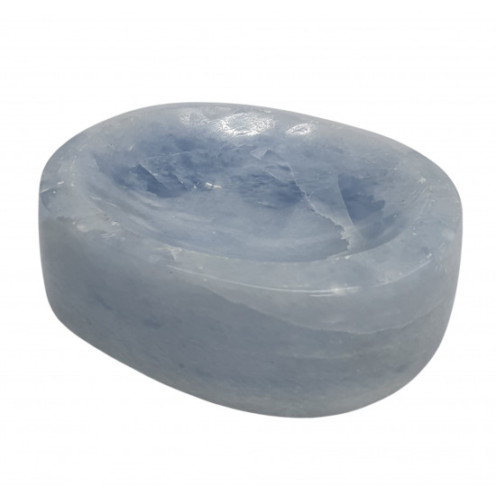 blue calcite ashtray