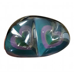 heart rainbow obsidian