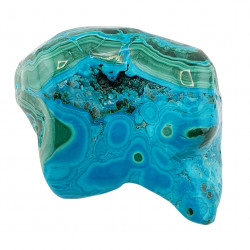 Malachite and Chrysocolla Free Form