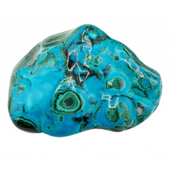 Malachite and Chrysocolla Free Form