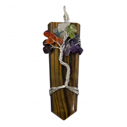 pendant tiger eye 7 chakras