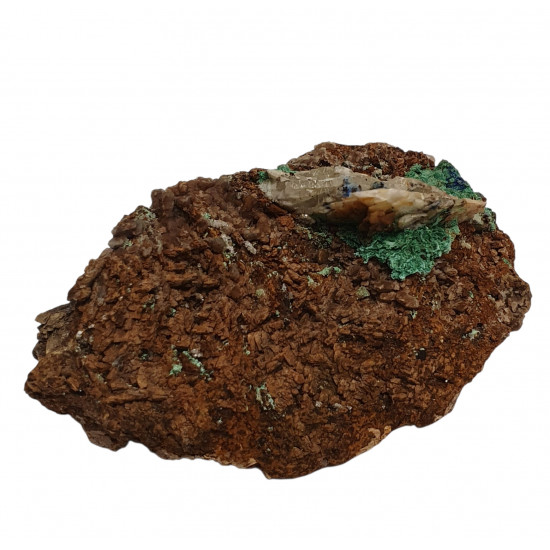baryte - malachite