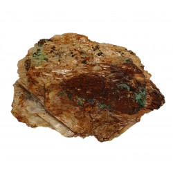 barite - azurite - malachite - tetraedrite