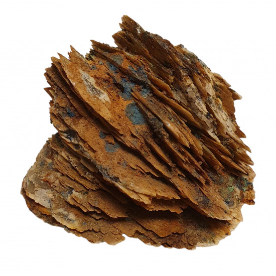 barite - azurite - malachite - tetraedrite