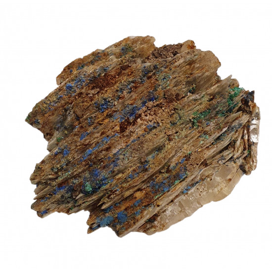 barite - azurite - malachite