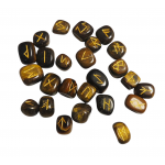 Runes Tumbled Stone tiger eye
