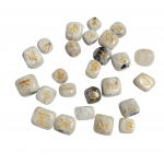 Runes Tumbled Stone moonstone