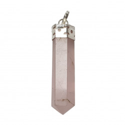 pendentif quartz rose 